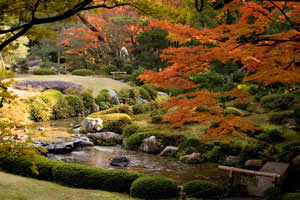 紅葉の頃の無鄰庵